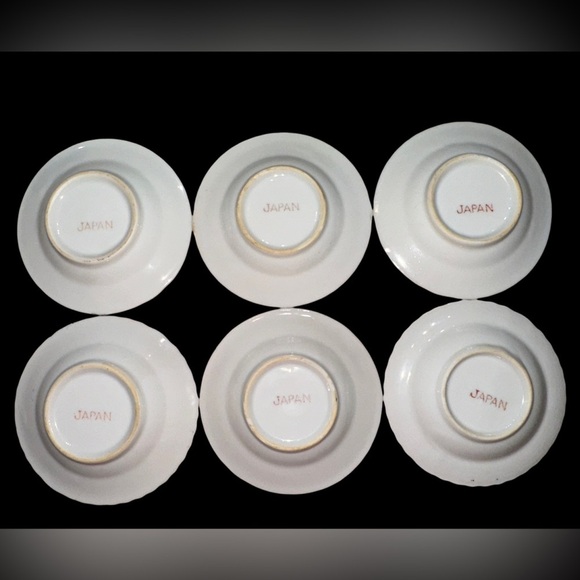 SET OF 6 PERSONAL ASHTRAYS - Picture 3 of 4